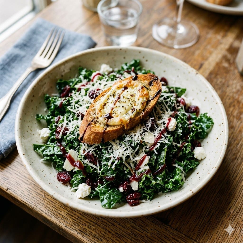 Organic Kale Salad One Fifteenth Coffee